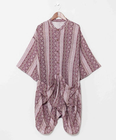 Geometric Pattern Men Shirt by AMINA - Ametsuchi