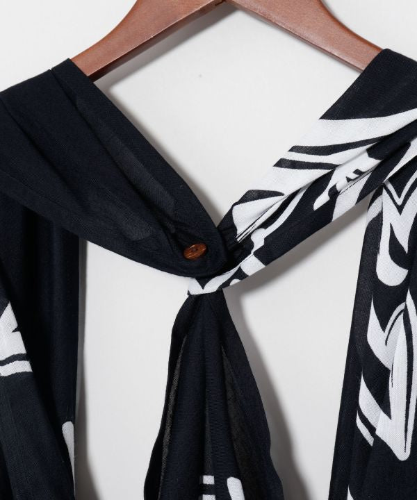 Amina x VORRUK Flower Sun 3-Way Pareo Vest by AMINA - Ametsuchi