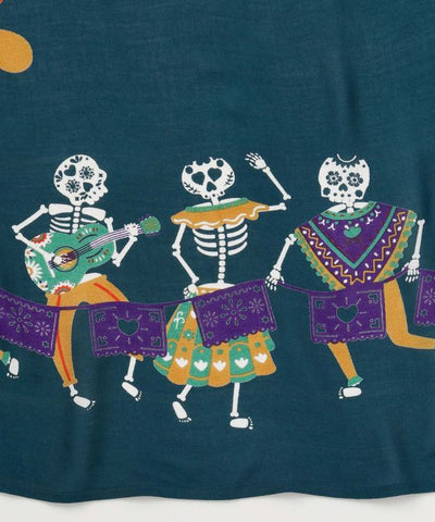 Festival Calavera 3-Way Wrap Vest by AMINA - Ametsuchi