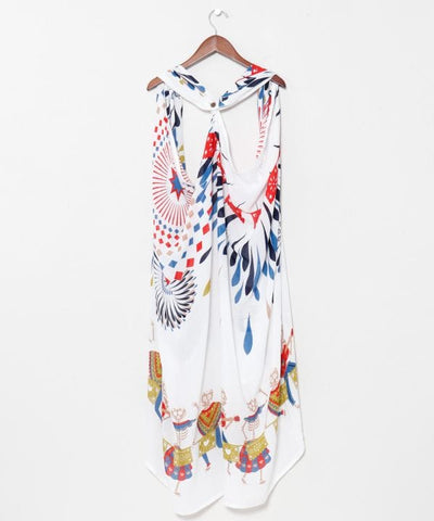Festival Calavera 3-Way Wrap Vest by AMINA - Ametsuchi