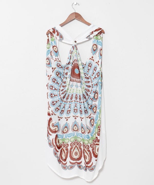 Mandala 3-Way Rayon Stole Vest by AMINA - Ametsuchi