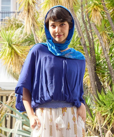 Dupatta Hooded UV Protection Stole by AMINA - Ametsuchi