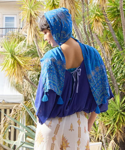 Dupatta Hooded UV Protection Stole by AMINA - Ametsuchi