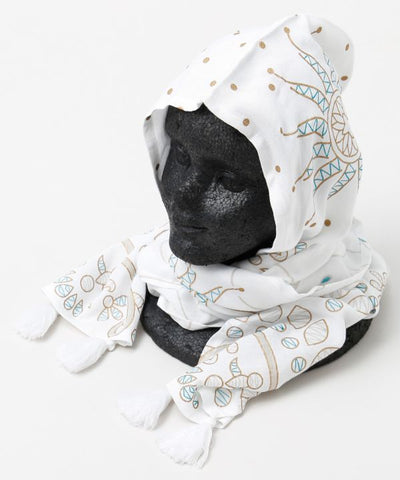 Dupatta Hooded UV Protection Stole by AMINA - Ametsuchi