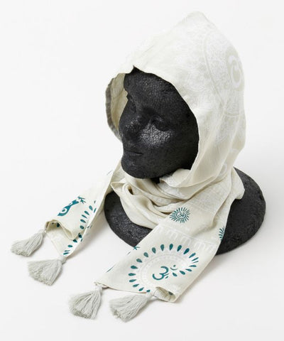 Om UV Protection Hooded Stole by AMINA - Ametsuchi