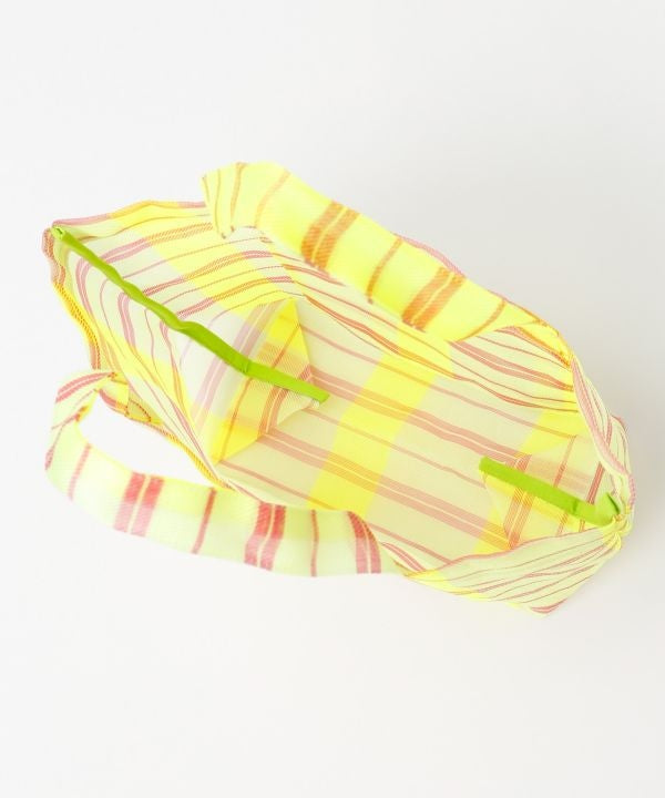 Neon Stripe Tote Bag by AMINA - Ametsuchi