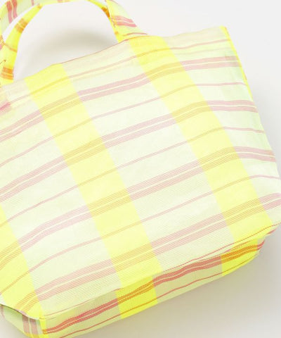 Neon Stripe Tote Bag by AMINA - Ametsuchi