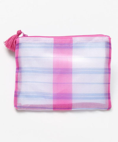 Neon Stripe Mini Pouch by AMINA - Ametsuchi