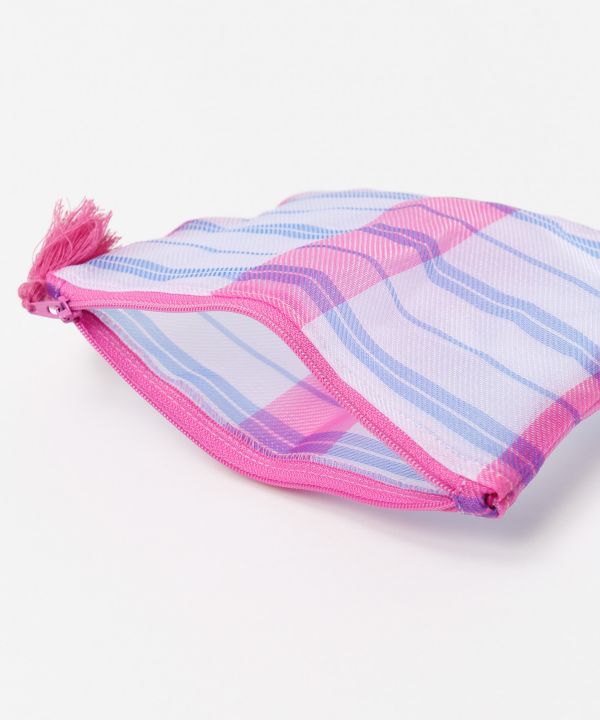 Neon Stripe Mini Pouch by AMINA - Ametsuchi
