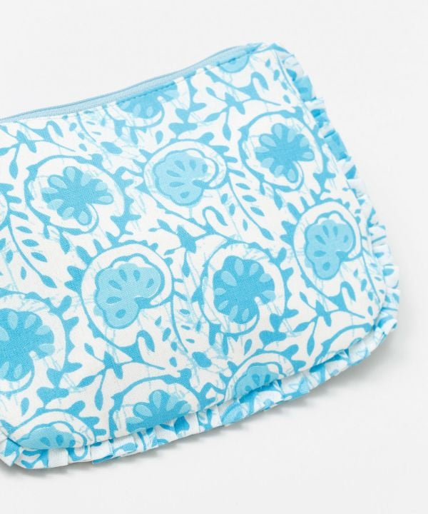 Block Print Artisan Pouch by AMINA - Ametsuchi