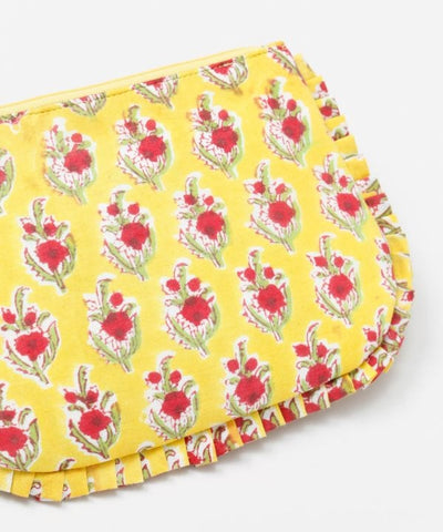 Block Print Artisan Pouch by AMINA - Ametsuchi