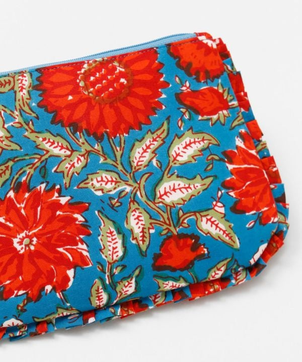 Block Print Artisan Pouch by AMINA - Ametsuchi