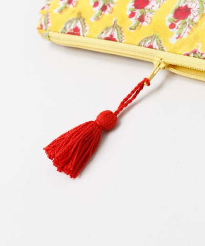 Block Print Artisan Pouch by AMINA - Ametsuchi