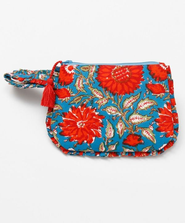 Block Print Artisan Pouch