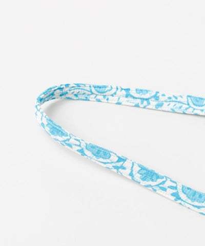 Block Print Shoulder Bag by AMINA - Ametsuchi