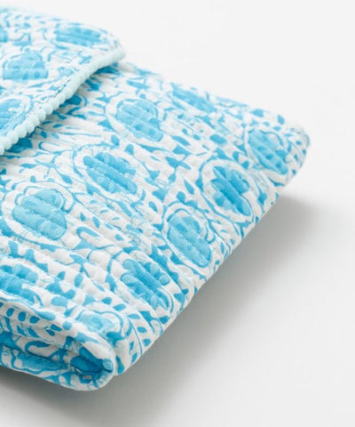Block Print Shoulder Bag by AMINA - Ametsuchi