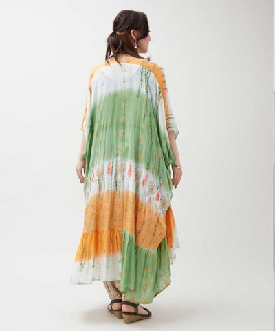 Tie Dye Rayon Cardigan