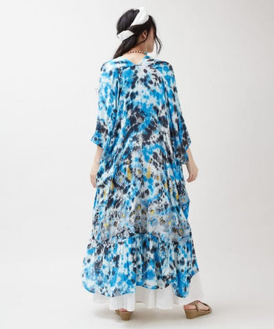 Tie Dye Rayon Cardigan