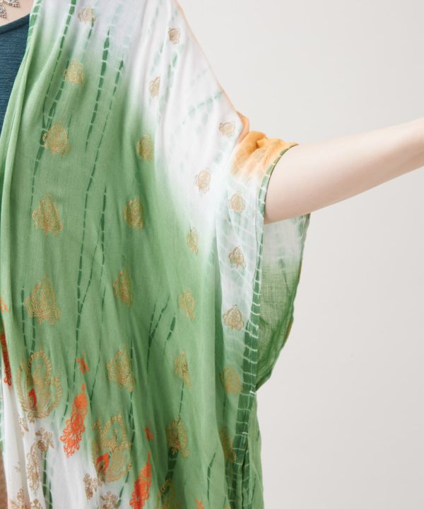 Tie Dye Rayon Cardigan