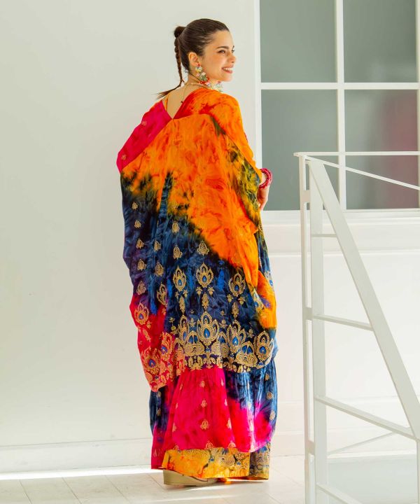 Tie Dye Rayon Cardigan