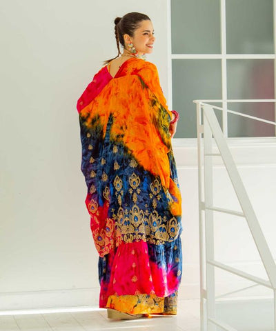 Tie Dye Rayon Cardigan