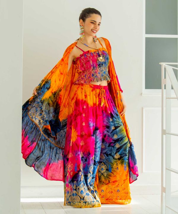 Tie Dye Rayon Pants