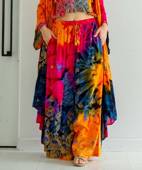 Tie Dye Rayon Pants