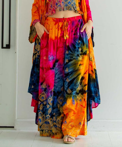 Tie Dye Rayon Pants