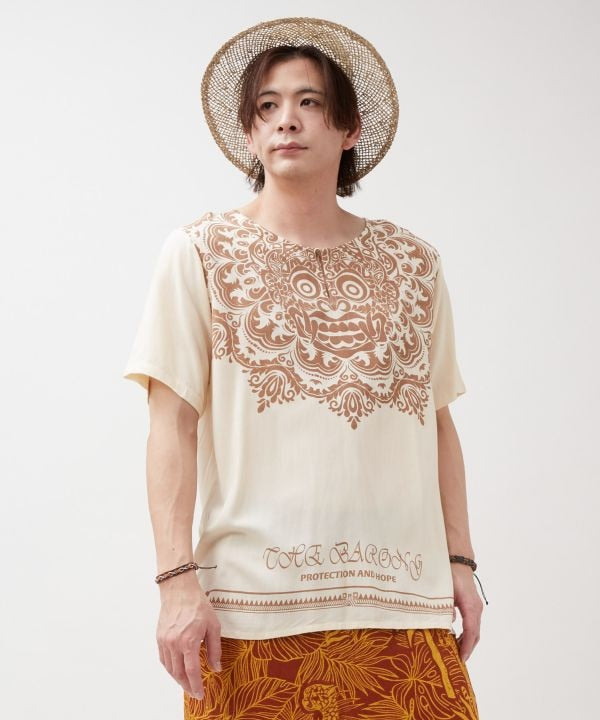 Barong Print Kurta Top