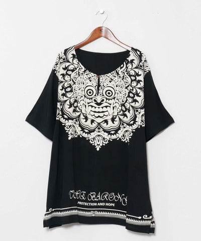 Barong Print Kurta Top
