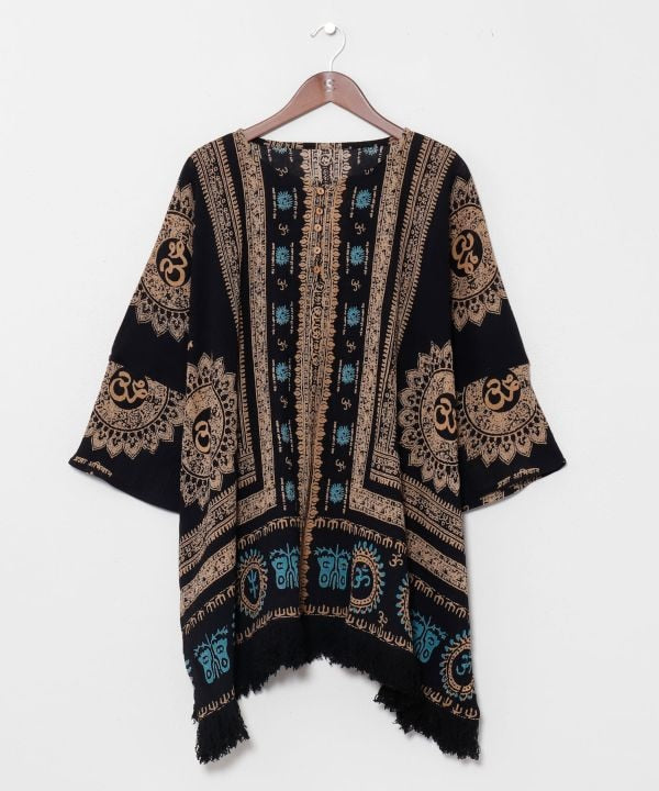 Fringe Oversized Cotton Top