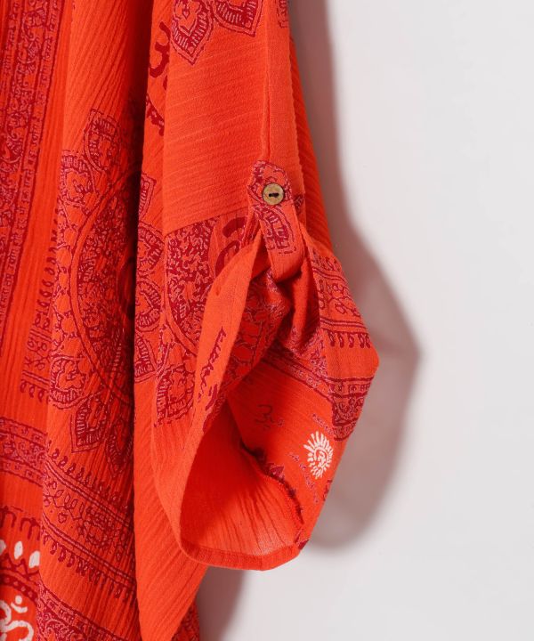 Fringe Oversized Cotton Top by AMINA - Ametsuchi