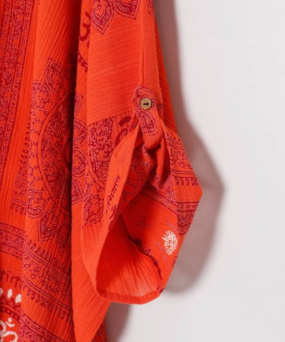 Fringe Oversized Cotton Top by AMINA - Ametsuchi
