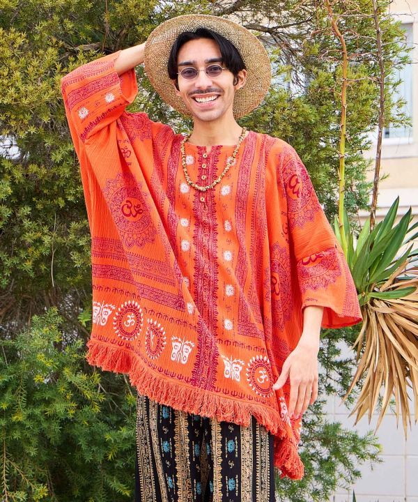Fringe Oversized Cotton Top