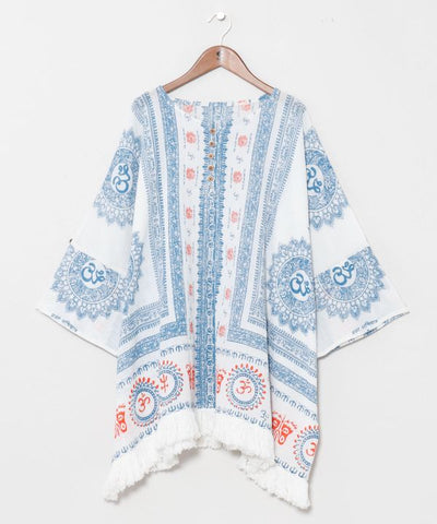 Fringe Oversized Cotton Top by AMINA - Ametsuchi