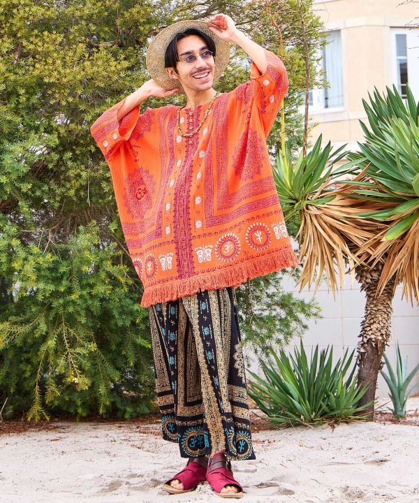 Unisex Indian Cotton Effortless Pants by AMINA - Ametsuchi