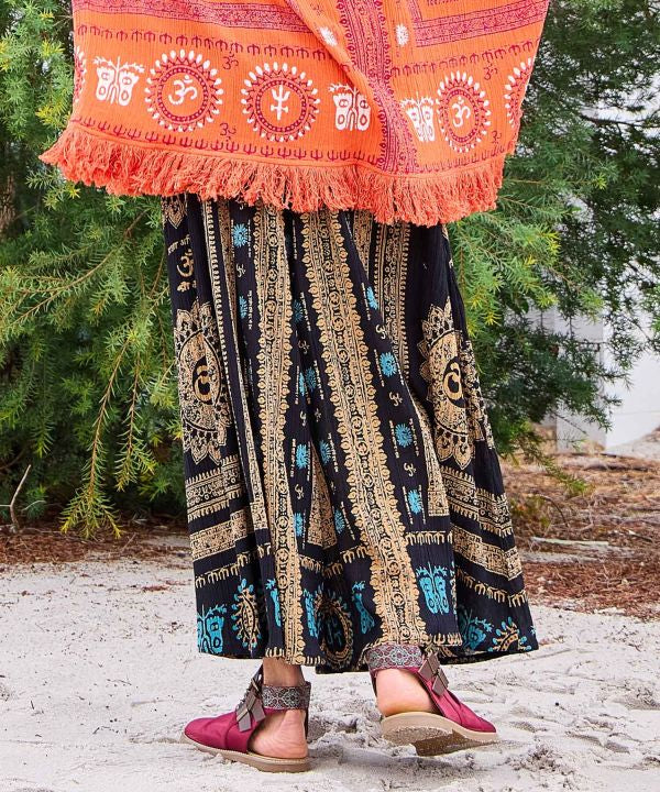 Unisex Indian Cotton Effortless Pants by AMINA - Ametsuchi