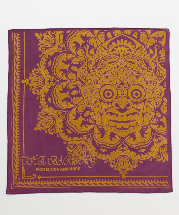Barong Print Cotton Stole by AMINA - Ametsuchi