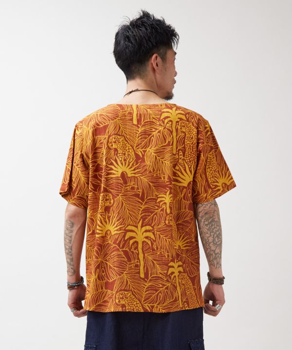 Jungle Animal Camo Top by AMINA - Ametsuchi