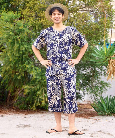 Jungle Animal Camo Pants by AMINA - Ametsuchi