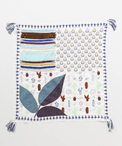 Hand Embroidered Silk Stole
