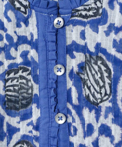 Kota Doria Tunic Top by AMINA - Ametsuchi