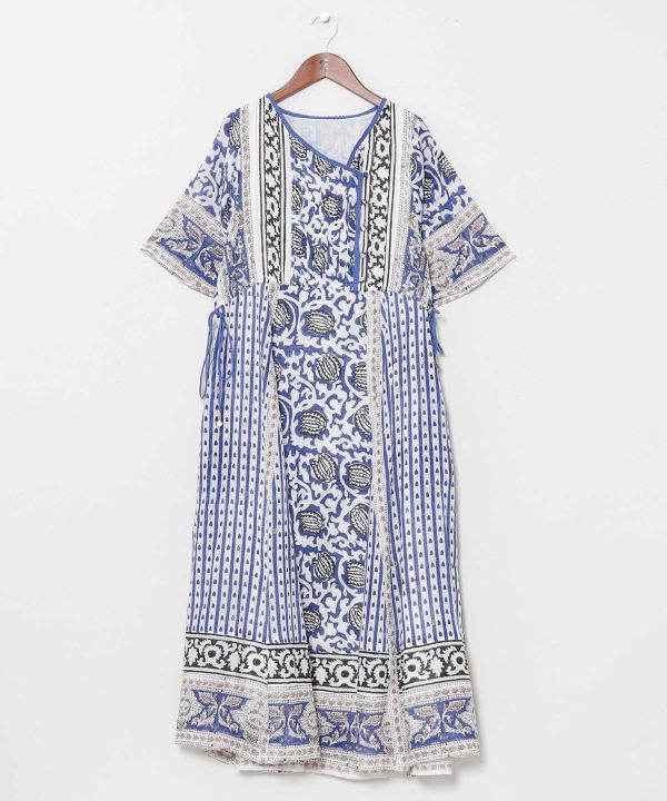Kota Doria Blockprint Dress