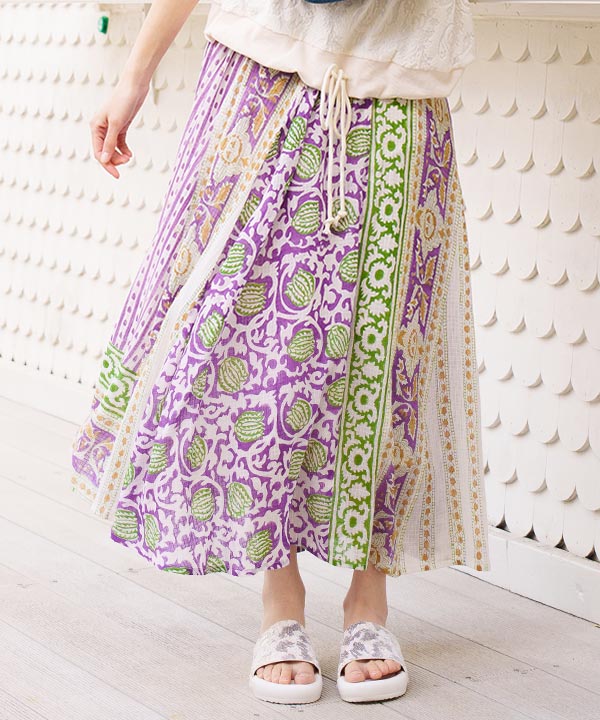 Kota Doria Circular Skirt
