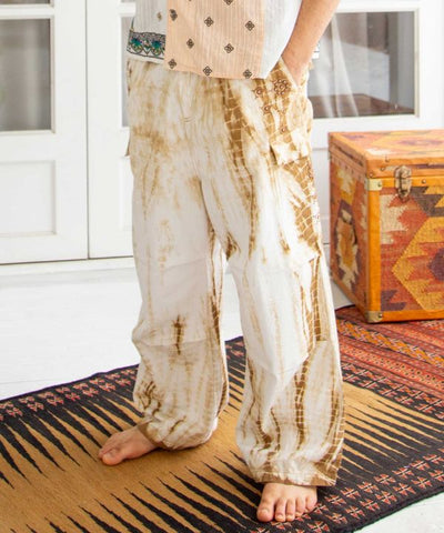 Mirror Embroidered Denim Pants by AMINA - Ametsuchi