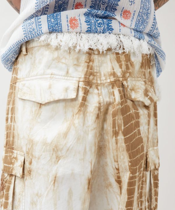 Mirror Embroidered Denim Pants by AMINA - Ametsuchi