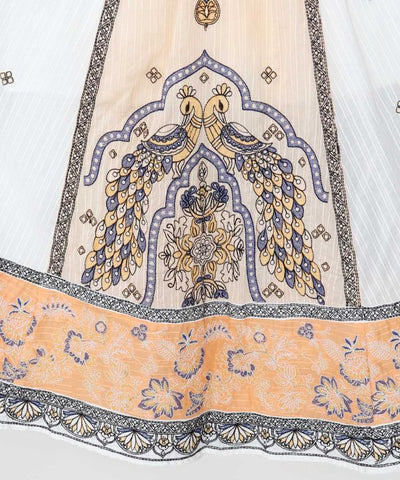 Lehenga Embroidered Cotton Skirt