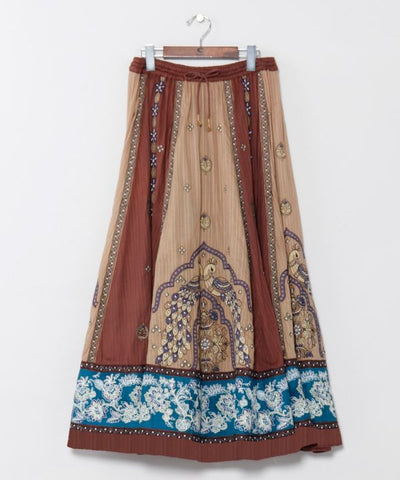 Lehenga Embroidered Cotton Skirt