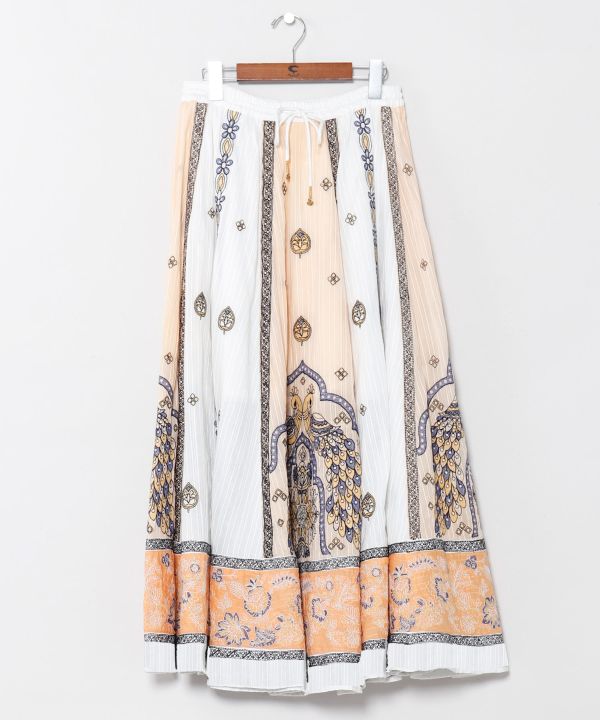 Lehenga Embroidered Cotton Skirt