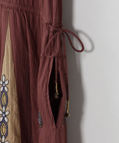 Lehenga Inspired Embroidered Dress by AMINA - Ametsuchi